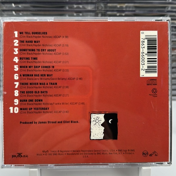 Clint Black - The Hard Way on CD. 1992 - Picture 3 of 5
